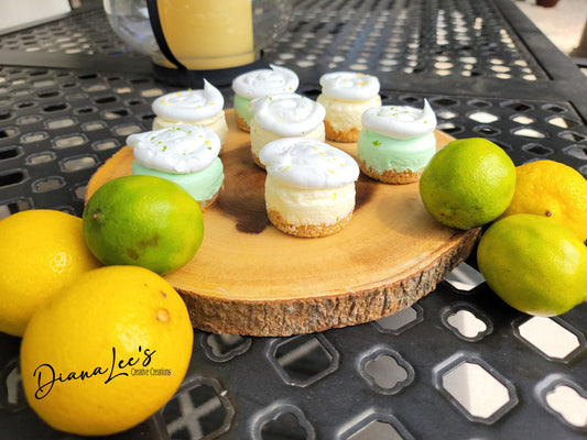 Lemon & Lime Mousse Cakes