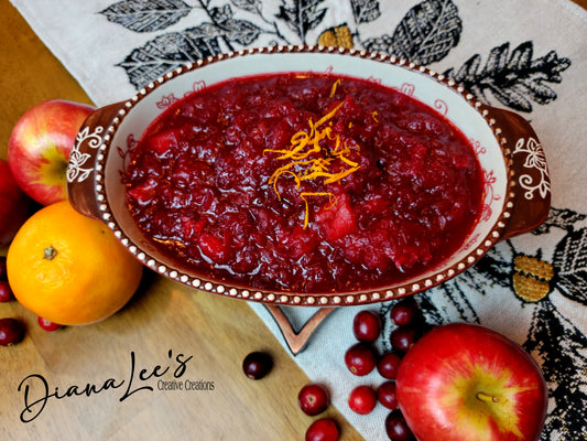 Cranberry, Apple, & Orange Sauce