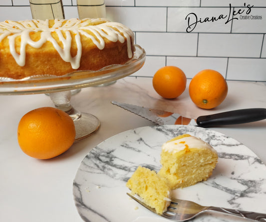 Orange Champagne Bundt Cake