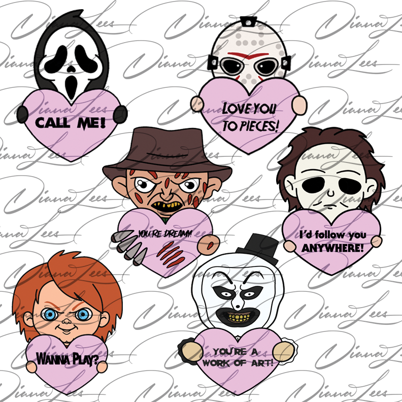 Horror Valentines Digital Art