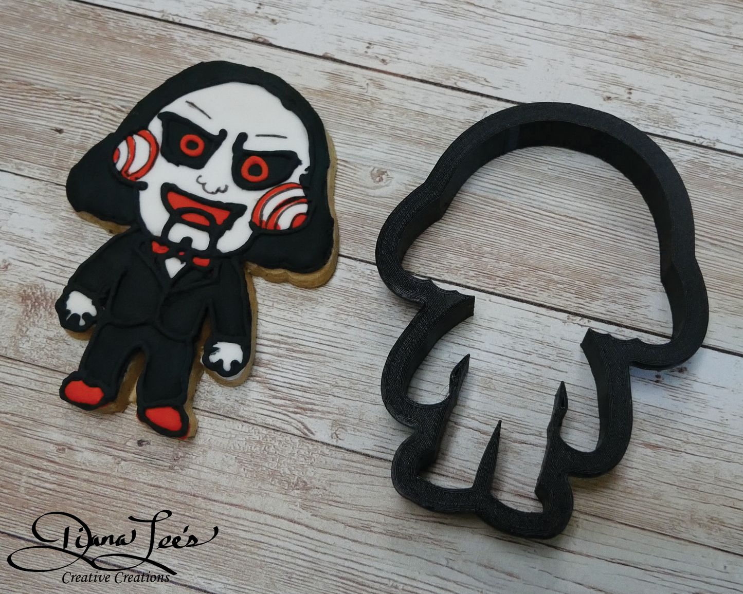 Billy the pupet cookie cutter for Halloween baking
