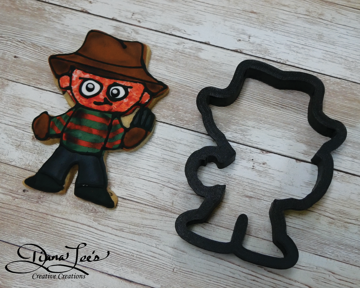 Freddy Krueger horror cookie cutter for Halloween baking