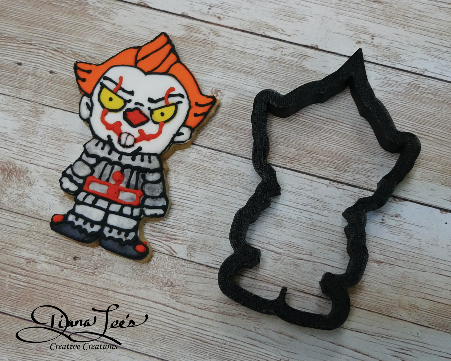 Pennywise cookie cutter for Halloween baking