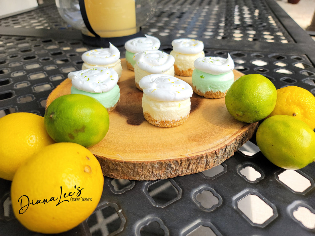 Lemon & Lime Mousse Cakes