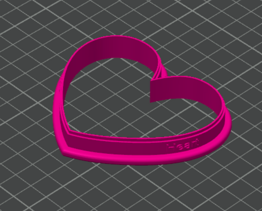 Heart Cookie Cutter 3d Print File